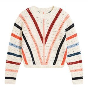 Off White Knit Sweater Gardy Jumper T3/L
